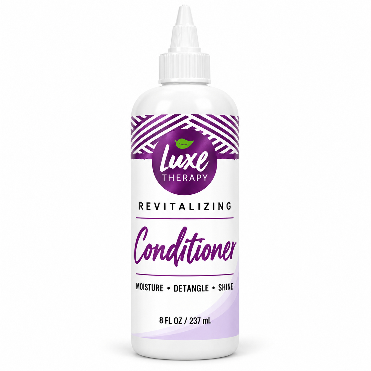 Luxe Therapy Revitalizing Conditioner, 8 fl oz bottle with purple chevron label